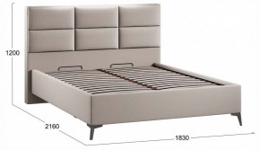 Кровать двуспальная Делана с ПМ Тип 1 в Ишиме - ishim.ok-mebel.com | фото 4