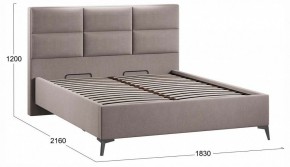 Кровать двуспальная Делана с ПМ Тип 1 в Ишиме - ishim.ok-mebel.com | фото 4