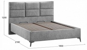 Кровать двуспальная Делана с ПМ Тип 1 в Ишиме - ishim.ok-mebel.com | фото 4