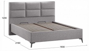 Кровать двуспальная Делана с ПМ Тип 1 в Ишиме - ishim.ok-mebel.com | фото 4