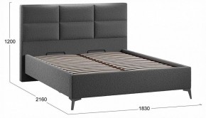 Кровать двуспальная Делана с ПМ Тип 1 в Ишиме - ishim.ok-mebel.com | фото 4