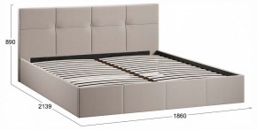 Кровать двуспальная Лора с ПМ в Ишиме - ishim.ok-mebel.com | фото 4