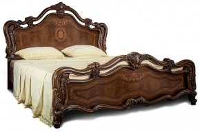 Кровать двуспальная "Илона" без мягкого изголовья (1800) караваджо в Ишиме - ishim.ok-mebel.com | фото
