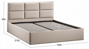 Кровать двуспальная Стелла с ПМ Тип 1 в Ишиме - ishim.ok-mebel.com | фото 3