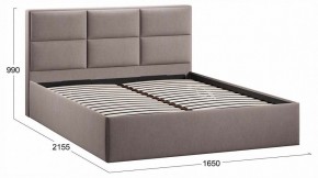Кровать двуспальная Стелла с ПМ Тип 1 в Ишиме - ishim.ok-mebel.com | фото 4