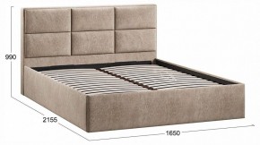 Кровать двуспальная Стелла с ПМ Тип 1 в Ишиме - ishim.ok-mebel.com | фото 4