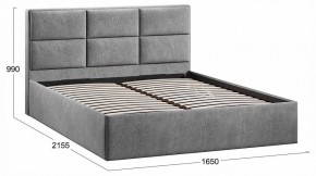 Кровать двуспальная Стелла с ПМ Тип 1 в Ишиме - ishim.ok-mebel.com | фото 4