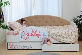 Кровать Эльза на щитах  + Бортик в Ишиме - ishim.ok-mebel.com | фото 2