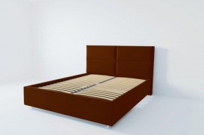 Кровать Корсика с ортопедическим основанием 1400 (велюр бордо) в Ишиме - ishim.ok-mebel.com | фото
