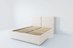 Кровать Корсика с ортопедическим основанием 800 (экокожа белая) в Ишиме - ishim.ok-mebel.com | фото 2