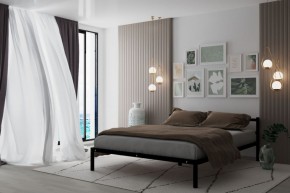 Кровать Мета с матрасом 1400 (черный) в Ишиме - ishim.ok-mebel.com | фото 2