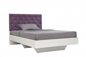 Кровать Милана (1200) Каретная стяжка, на щитах в Ишиме - ishim.ok-mebel.com | фото 2
