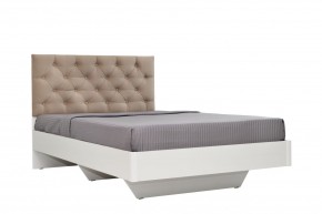 Кровать Милана (900) Каретная стяжка, на щитах в Ишиме - ishim.ok-mebel.com | фото 3