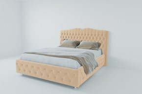 Кровать Нягань с ПМ 800 (экокожа бежевая) в Ишиме - ishim.ok-mebel.com | фото 2