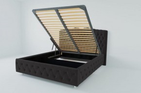 Кровать Нягань с ПМ 800 (экокожа кольт ч) в Ишиме - ishim.ok-mebel.com | фото 2