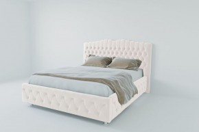Кровать Нягань с ПМ 900 (экокожа белая) в Ишиме - ishim.ok-mebel.com | фото