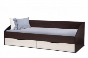 Кровать одинарная "Фея - 3" симметричная New (2000Х900) венге/вудлайн кремовый в Ишиме - ishim.ok-mebel.com | фото