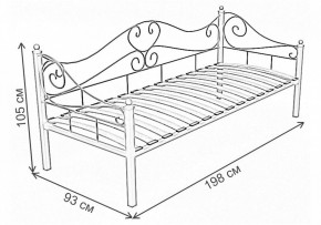 Кровать односпальная Венеция в Ишиме - ishim.ok-mebel.com | фото 3