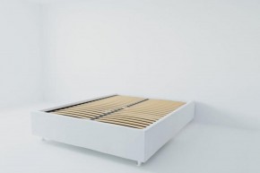 Кровать Подиум с ортопедическим основанием 900 (экокожа белая) в Ишиме - ishim.ok-mebel.com | фото 2