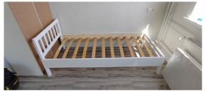 Кровать полутораспальная Белая эмаль в Ишиме - ishim.ok-mebel.com | фото 2
