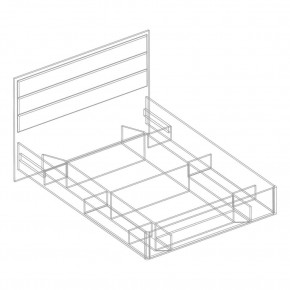 Кровать "Милана" с мягкой спинкой БЕЗ основания 1400х2000 в Ишиме - ishim.ok-mebel.com | фото 4