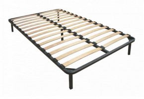 Кровать "Вена" 1400 СТАНДАРТ Вариант 3 Мора коричневый + ортопедическое основание на 5 опорах в Ишиме - ishim.ok-mebel.com | фото 2