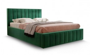 Кровать "Вена" 1400 СТАНДАРТ Вариант 1 Мора зеленый + бельевой ящик с кроватным основанием и подъемным механизмом в Ишиме - ishim.ok-mebel.com | фото