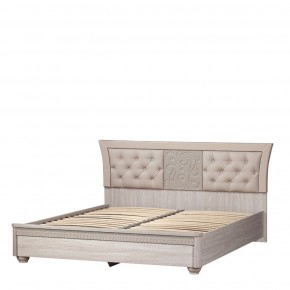 Кровать с мягким изголовьем №200 "Лючия" (1800) Дуб оксфорд серый в Ишиме - ishim.ok-mebel.com | фото