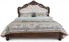 Кровать с мягким изголовьем "Патрисия", ламели (1800) караваджо в Ишиме - ishim.ok-mebel.com | фото