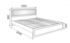 Кровать 1.6 Беатрис М10 с мягкой спинкой и ортопедическим основанием (дуб млечный) в Ишиме - ishim.ok-mebel.com | фото 3