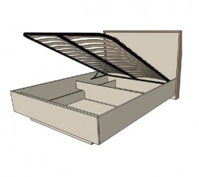 Кровать с основанием с ПМ и местом для хранения (1600) в Ишиме - ishim.ok-mebel.com | фото 2