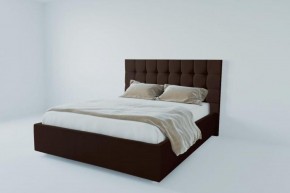 Кровать Венеция без основания 2000 (экокожа коричневая) в Ишиме - ishim.ok-mebel.com | фото