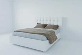 Кровать Венеция без основания 900 (экокожа белая) в Ишиме - ishim.ok-mebel.com | фото