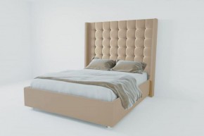 Кровать Венеция ЛЮКС без основания 800 (велюр светло-серый) в Ишиме - ishim.ok-mebel.com | фото 1