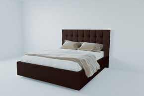 Кровать Венеция с ортопедическим основанием 900 (экокожа коричневая) в Ишиме - ishim.ok-mebel.com | фото