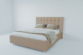 Кровать Венеция с ортопедическим основанием 1200 (велюр светло-серый) в Ишиме - ishim.ok-mebel.com | фото