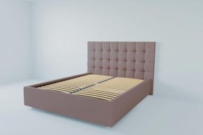 Кровать Венеция с ортопедическим основанием 1200 (велюр темно-серый) в Ишиме - ishim.ok-mebel.com | фото 2