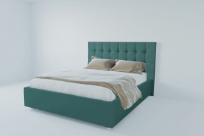 Кровать Венеция с ПМ 1600 (велюр бирюзовый) в Ишиме - ishim.ok-mebel.com | фото 2