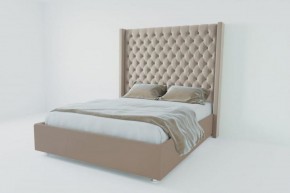 Кровать Версаль ЛЮКС без основания 1400 (велюр серый) в Ишиме - ishim.ok-mebel.com | фото