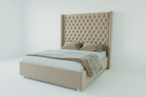 Кровать Версаль ЛЮКС без основания 800 (велюр светло-серый) в Ишиме - ishim.ok-mebel.com | фото