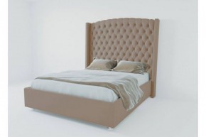 Кровать Версаль ЛЮКС с ПМ 1200 (велюр темно-серый) в Ишиме - ishim.ok-mebel.com | фото