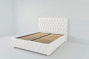 Кровать Версаль с ортопедическим основанием 1200 (экокожа белая) в Ишиме - ishim.ok-mebel.com | фото 1