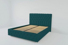 Кровать Версаль с ортопедическим основанием 1200 (велюр бирюзовая) в Ишиме - ishim.ok-mebel.com | фото