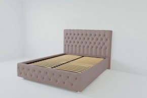 Кровать Версаль с ортопедическим основанием 1200 (велюр темно-серый) в Ишиме - ishim.ok-mebel.com | фото