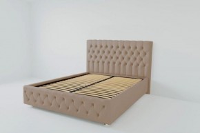 Кровать Версаль с ортопедическим основанием 1400 (велюр серый) в Ишиме - ishim.ok-mebel.com | фото