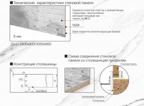 Кухонный фартук со столешницей (А-011) в едином стиле (3050 мм) в Ишиме - ishim.ok-mebel.com | фото 7