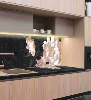 Кухонный фартук со столешницей (А-05) в едином стиле (3050 мм) в Ишиме - ishim.ok-mebel.com | фото