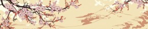 Кухонный фартук Цветы 110 МДФ матовый (3000) Flowers в Ишиме - ishim.ok-mebel.com | фото 1