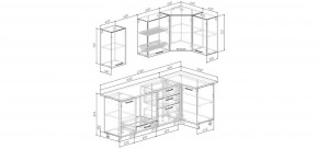 Кухонный гарнитур Белый Глянец 2200*1000 (Стол. 38мм) в Ишиме - ishim.ok-mebel.com | фото 2
