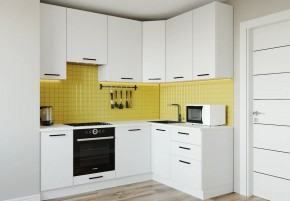 Кухонный гарнитур Белый Глянец 2200*1600 h950 (Стол. 26мм) в Ишиме - ishim.ok-mebel.com | фото